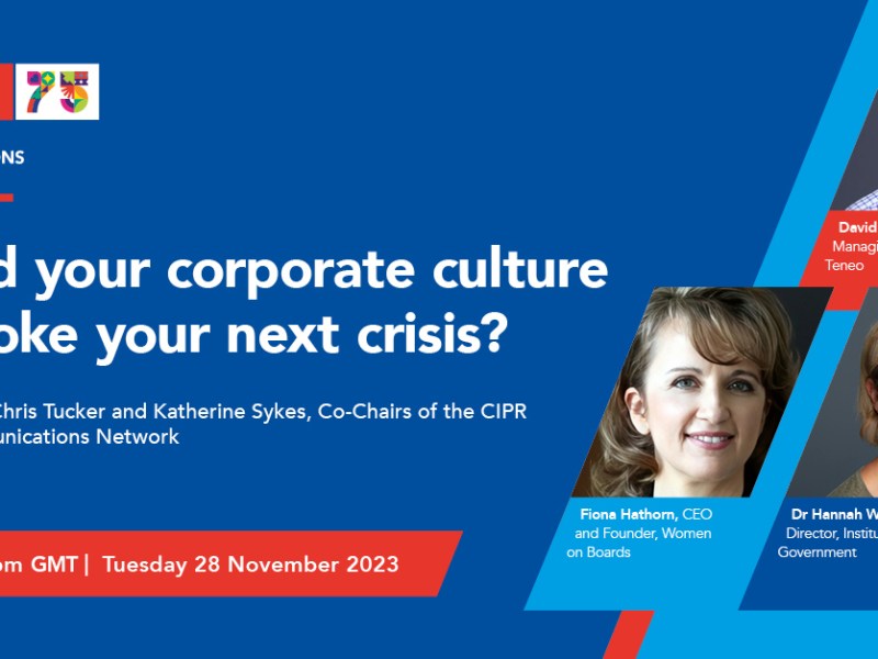 Could your corporate culture provoke your next crisis?