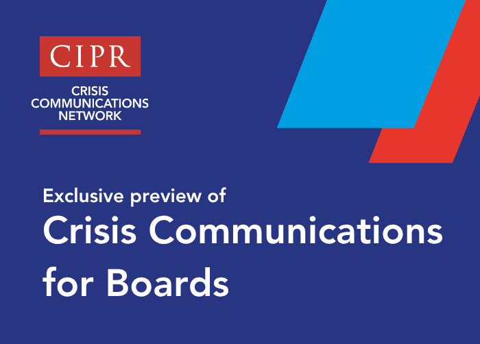 Crisis Communication for Boards: Introducing a New Handbook from the Crisis Communications Network 